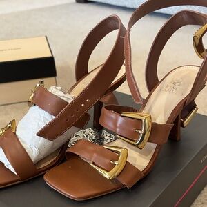 Vince Camuto Women's Caramel Brown Sandals